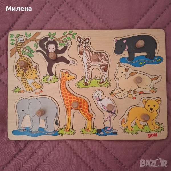 Дървени образователни игра Goki и Playtive , снимка 1