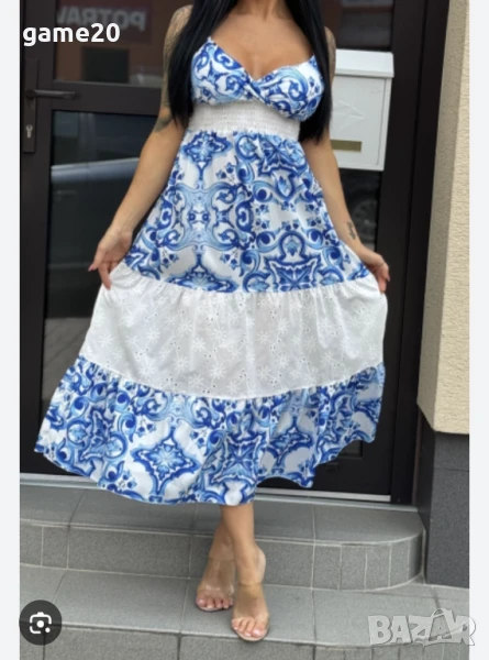 Дамска лятна рокля универсален размер, снимка 1