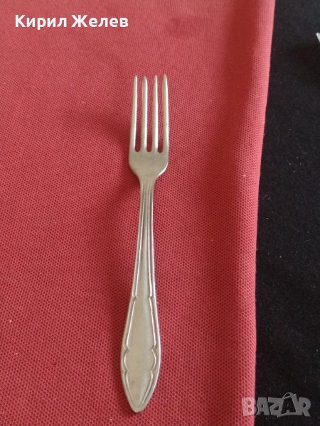 Стара вилица за десерт от соца В.Търново сърп и чук за КОЛЕКЦИЯ ДЕКОРАЦИЯ 32862, снимка 1