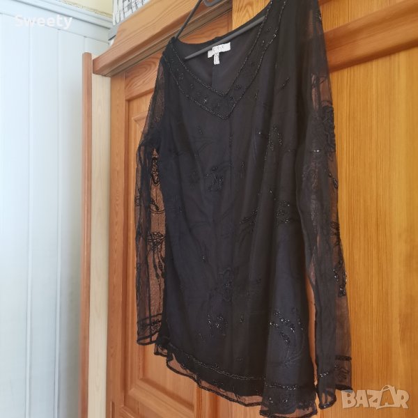 черна официална блуза, снимка 1