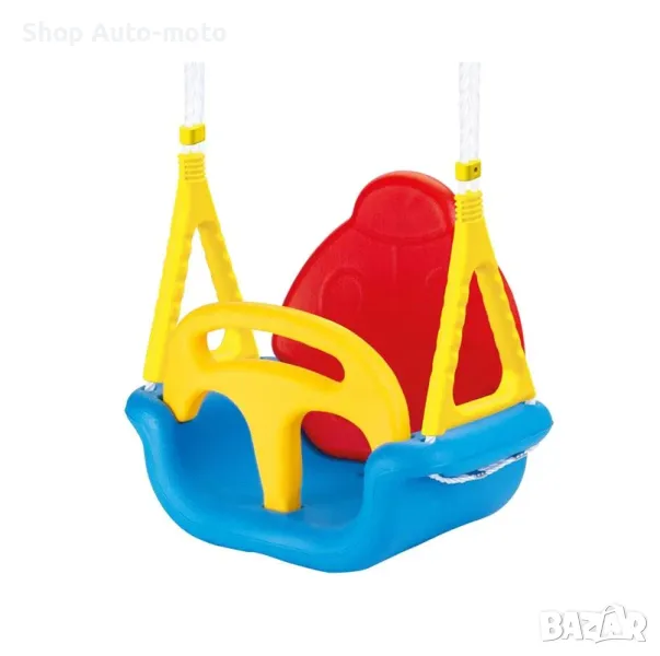 Детска висяща люлка 3 в 1 за деца, Червен-Син, снимка 1