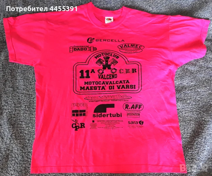 Тениска от мотоклуб. Италия, снимка 1