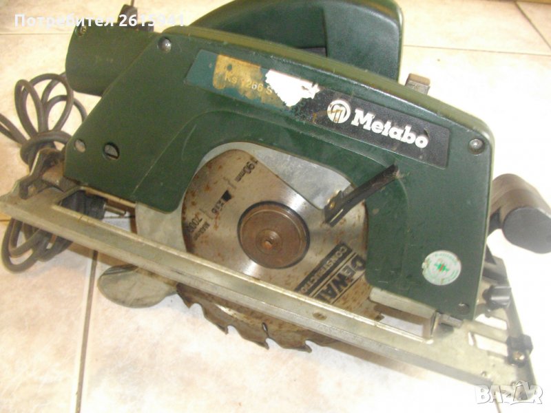 Metabo-1200 Вата-Немски Професионален-Ръчен Циркуляр-ф190мм-Метабо, снимка 1