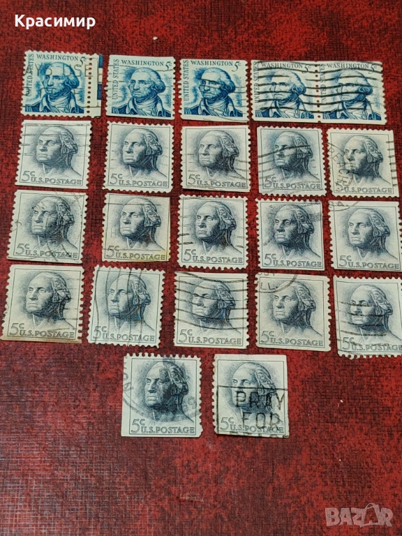 ПОЩЕНСКИ МАРКИ САЩ , снимка 1