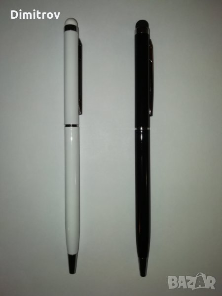 Метална химикалка със стилус (с лого), снимка 1