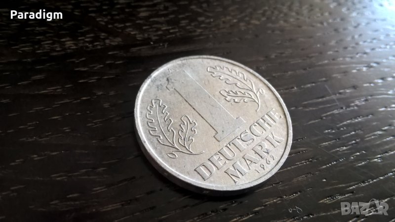 Монета - Германия - 1 марка | 1962г.; серия А, снимка 1