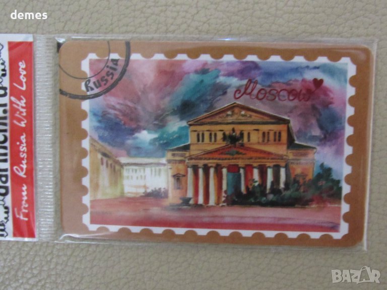 Автентичен магнит от Москва, Русия-серия-1, снимка 1