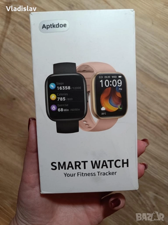 Смарт часовник унисекс CR077-S07, 1.85" TFT екран, снимка 1