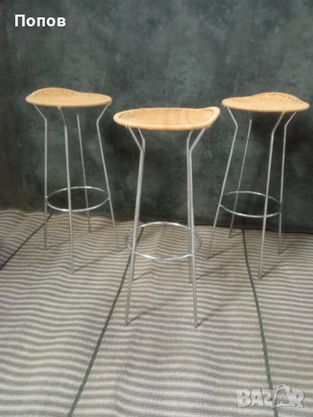 Дизайнерски италиански бар столове, снимка 1