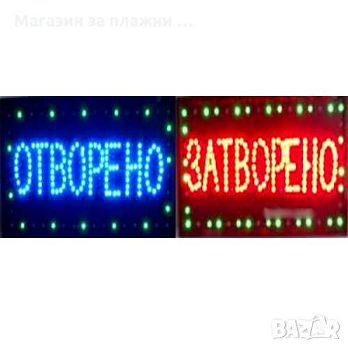 Табела ОТВОРЕНО / ЗАТВОРЕНО - 60х33 см., снимка 1