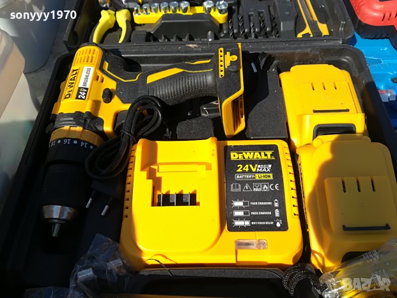 dewalt li-ion+2battery+charger 2409221738, снимка 1
