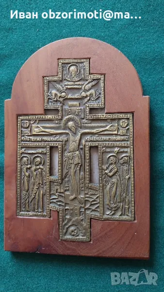 много стар християнски кръст, снимка 1