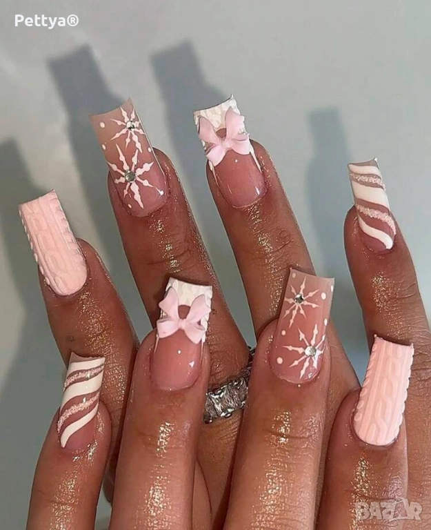 Изкуствени нокти 24бр. №14, снимка 1