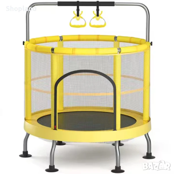 Детски батут с предпазна мрежа и аксесоари, снимка 1