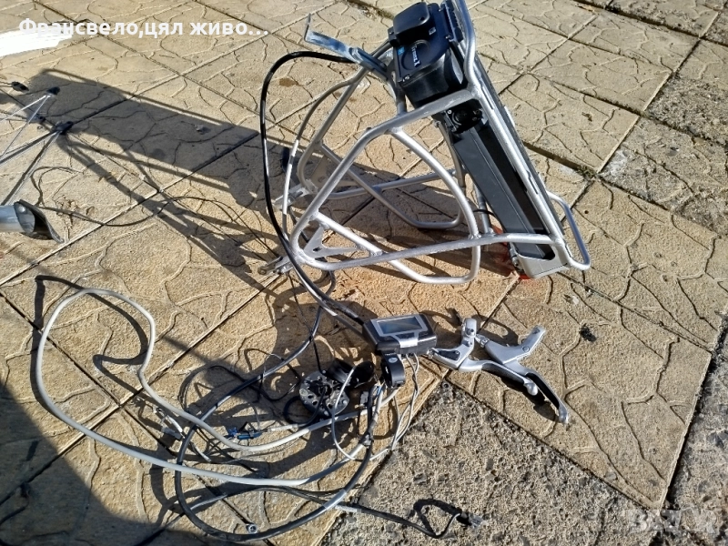 Сет за електрически велосипед колело 36 волта, състояние незнайно , снимка 1