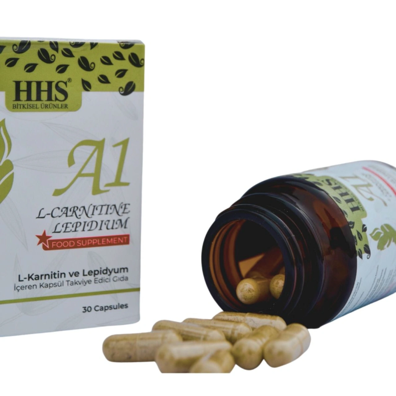 HHS A1 L Carnitine Lepidium капсули за енергия и метаболизъм 30 броя в  Хранителни добавки в гр. Бургас - ID53098962