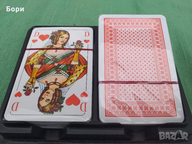 Немски луксозни карти две тестета, снимка 3 - Карти за игра - 32414540