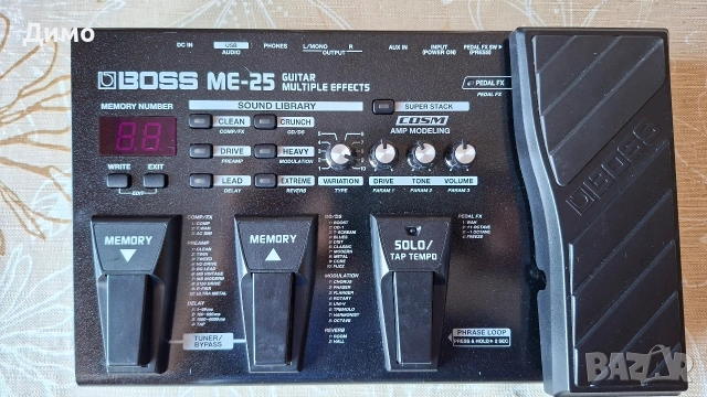 Китарен процесор BOSS ME 25 като нов, снимка 7 - Китари - 53535349