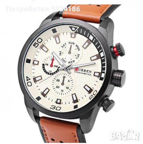 Мъжки елегантен часовник CURREN 8250 , снимка 2 - Мъжки - 38331210