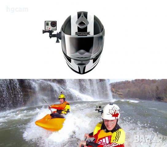 Комплект за каска UNI Helmet Kit за екшън камери GoPro и др, снимка 3 - Чанти, стативи, аксесоари - 27773570