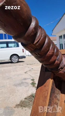 Маса холна масив махагон №47, снимка 6 - Маси - 51650317