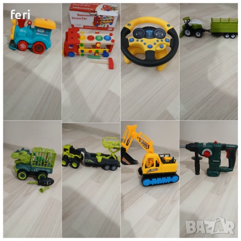 Разчиствам играчки,коече не се използват.Всичките са запазени