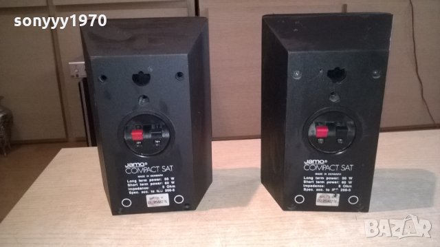 jamo compact sat 2x60w/8ohm-made in denmark, снимка 7 - Тонколони - 26766494