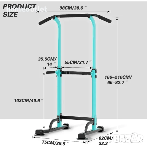 ПРОМОЦИЯ Многофункционален фитнес уред за тренировки в домашни условия FITNESS 40JYPSPSBB005-B, снимка 4 - Фитнес уреди - 51039734
