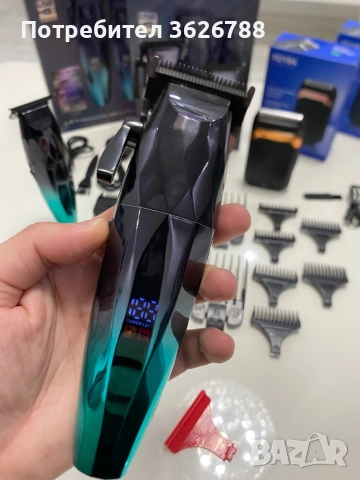 Професионален комлект за постригване, снимка 14 - Фризьорски принадлежности - 53395529