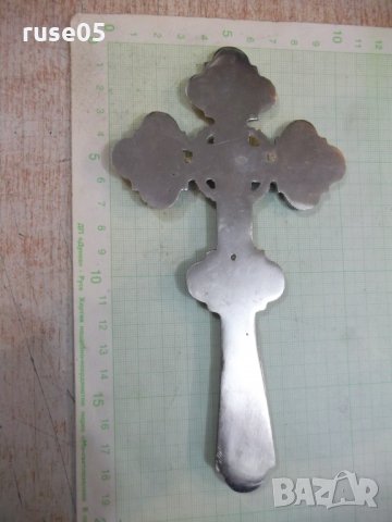 Кръст от медицинска стомана и разпятие от бронз - 153,78 гр., снимка 4 - Други ценни предмети - 27921249