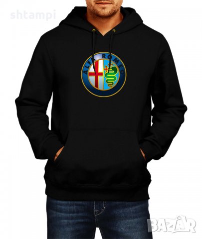 Мъжки Суитчър/Суитшърт Alfa Romeo, снимка 2 - Суичъри - 33428956