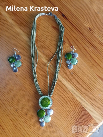 Комплект, снимка 3 - Бижутерийни комплекти - 53557953