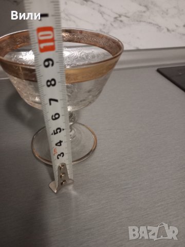 2 официални  чаши от Мурано стъкло за шампанско , снимка 2 - Чинии - 43742707