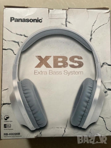 Безжични слушалки с микрофон Panasonic-RB-HX220B,сиви, снимка 6 - Слушалки и портативни колонки - 53558102