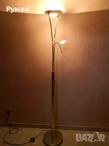 Месинг подова лампа, снимка 4 - Лампиони - 50410119