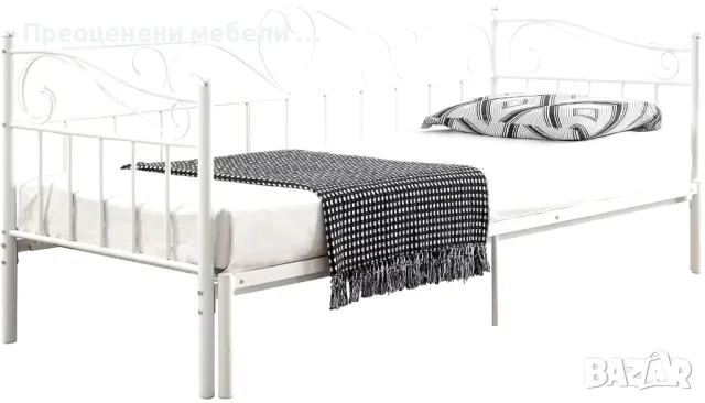 Метално разтегателно легло Sina на Home affaire внос от Германия , снимка 3 - Дивани и мека мебел - 47613685