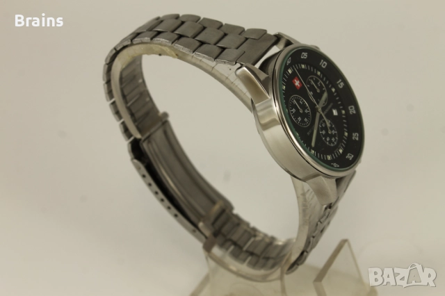 BACARDI Швейцарски Мъжки Стоманен Кварцов Хронограф , снимка 6 - Мъжки - 52086845