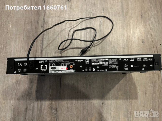 SONY Blu-ray плейър UBP-X800 4K използван, снимка 3 - Плейъри, домашно кино, прожектори - 51801379