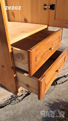 Гардероб единичен масив, снимка 5 - Гардероби - 53354677