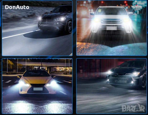 LED крушки H7 360°, снимка 5 - Аксесоари и консумативи - 53135664