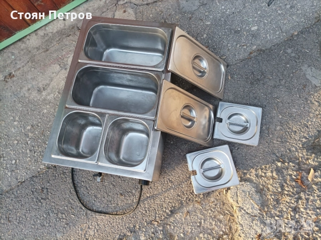 Бен мари топла витрина мокро на вода, снимка 4 - Витрини - 52446020