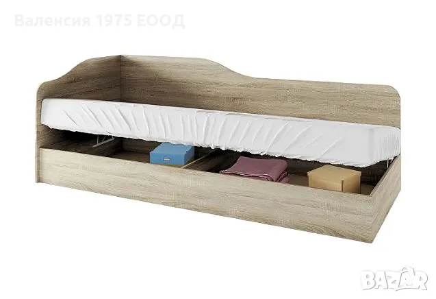 Легло с механизъм Сити 2004 сонома, орех или комбинация бяло/ арвен, снимка 2 - Спални и легла - 9808292