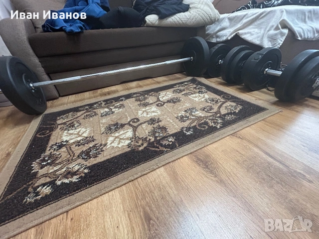 Дъмбели и щанга 65кг, снимка 3 - Фитнес уреди - 53399969