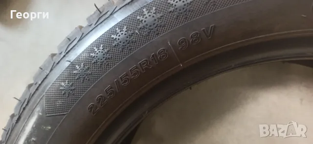 2бр. зимни гуми 225/55/18 Lassa, снимка 4 - Гуми и джанти - 48618407