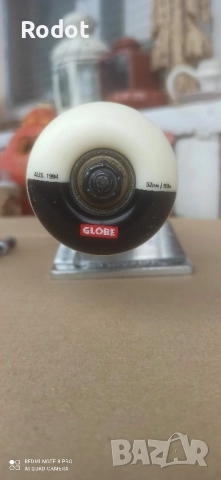 Скейтборд машинки/колесари/ и колела Globe 52 мм skate trucks, снимка 3 - Скейтборд, ховърборд, уейвборд - 52324957
