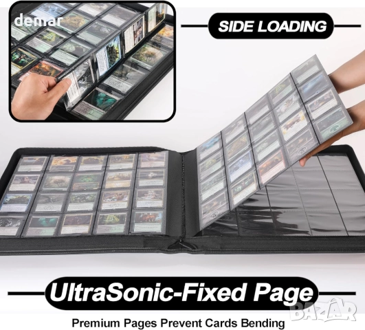 Премиум класьор албум за карти с 20 джоба - побира 2000 картички, карти за игра, снимка 4 - Колекции - 51771011