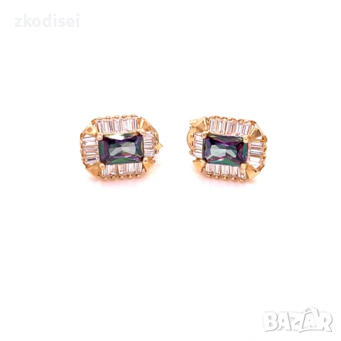 Златни обеци 2,31гр. 14кр. проба:585 модел:36953-1