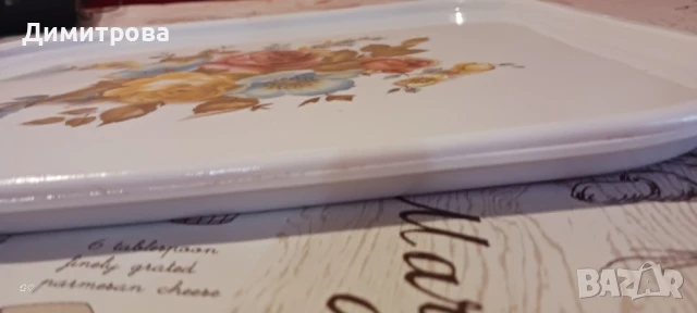 Керамичен поднос, снимка 3 - Други стоки за дома - 50587267