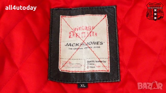 №1712 "Jack & Jones " Яке от естествена кожа Винтидж, снимка 5 - Якета - 38597299