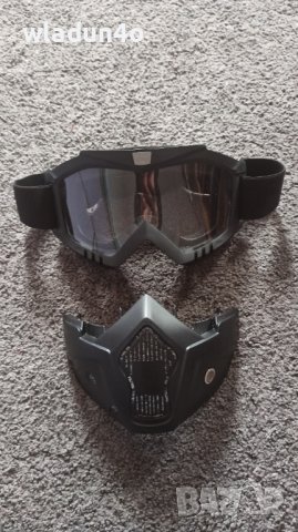 AIRSOFT mask full face-предпазна маска за Еърсофт -55лв, снимка 11 - Спортна екипировка - 38461360